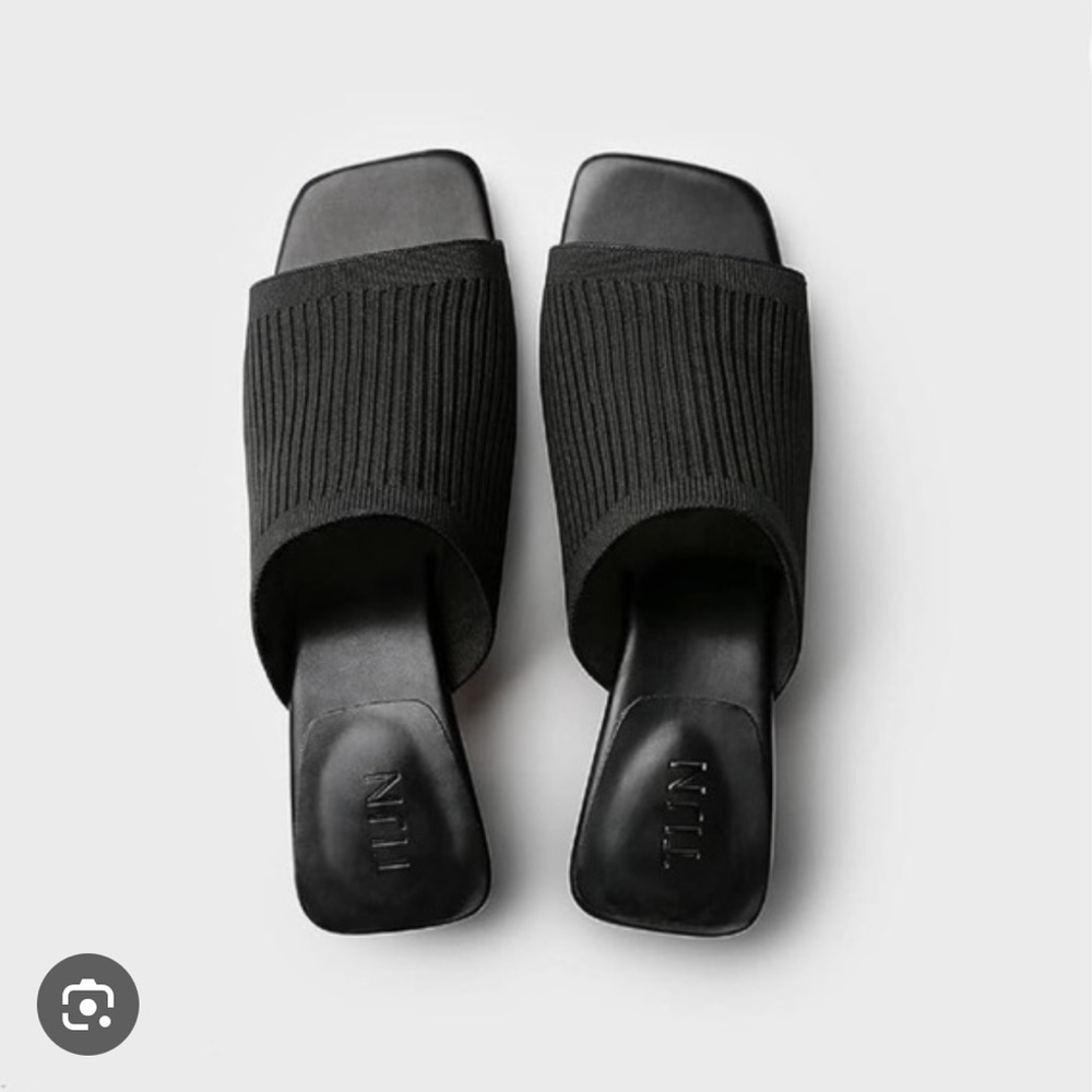 Elegant Black Women's Slide Sandal Mules (French Connection Knock Off)